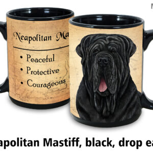 Neapolitan Mastiff , Black Dropped Ears Mug