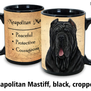 Neapolitan Mastiff, Black Cropped Ears Mug