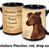 Miniature Pinscher,Red Dropped Ears Mug - Image 2
