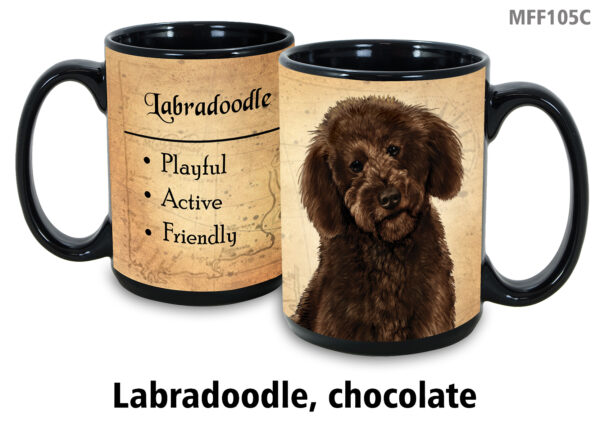 Labradoodle, Chocolate Mug
