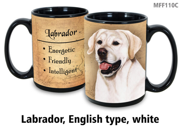 English Labrador White Mug