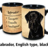 English Labrador Black Mug - Image 2