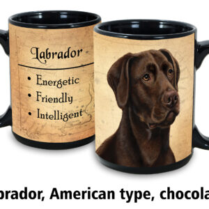 American Labrador,Chocolate Mug