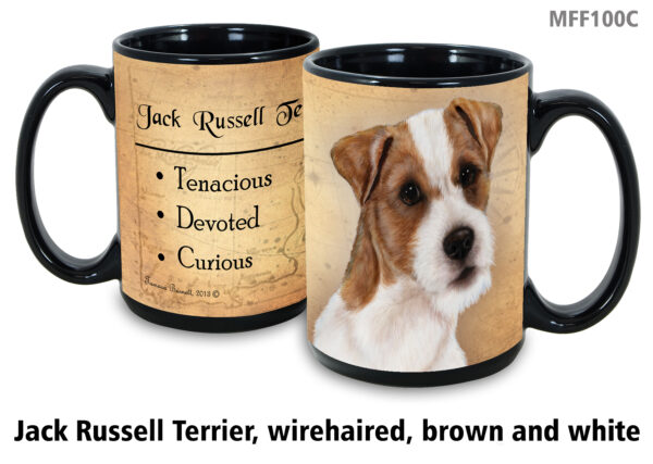 Jack Russell Terrier,Wirehair Brown & White Mug
