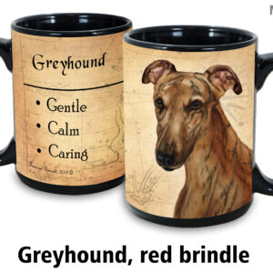 Greyhound, Red Brindle Mug