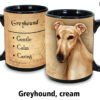 Greyhound, Cream Mug - Image 2