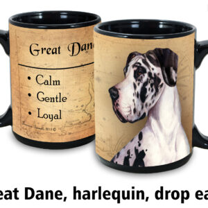 Great Dane, Harlequin Drop Ears Mug