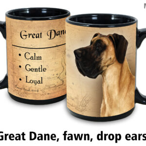 Great Dane, Fawn Drop Ears Mug