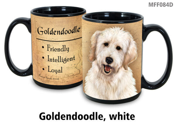 Goldendoodle, White Mug