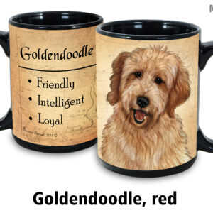 Goldendoodle, Red Mug
