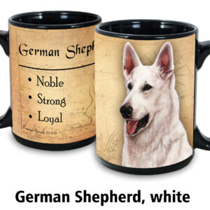 German Shepherd, White Mug