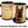 German Shepherd, Red Sable Mug - Image 2