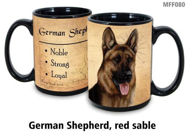 German Shepherd, Red Sable Mug