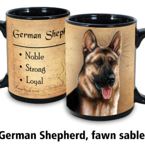 German Shepherd, Fawn Sable Mug