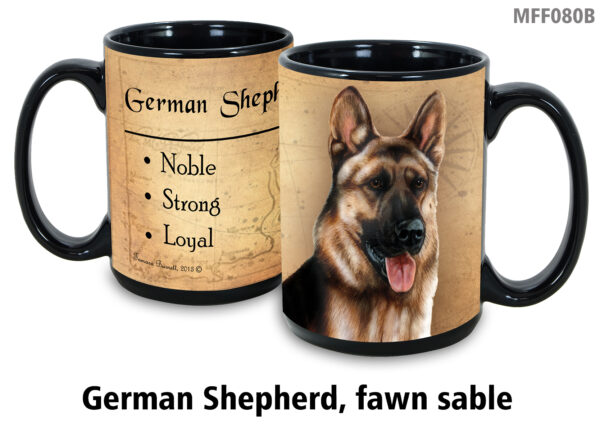 German Shepherd, Fawn Sable Mug