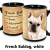 French Bulldog, White Mug - Image 2
