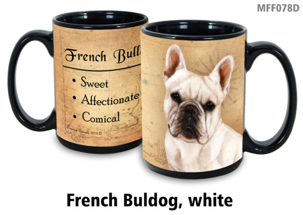 French Bulldog, White Mug