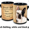 French Bulldog, White and Black Parti Mug - Image 2
