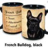 French Bulldog, Black Mug - Image 2