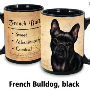 French Bulldog, Black Mug