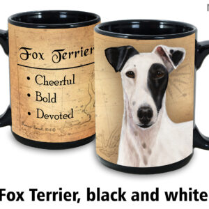 Fox terrier smooth black and white Mug