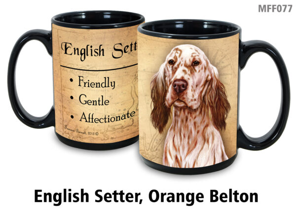 English setter orange belton Mug