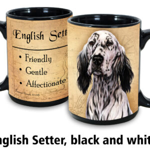 English setter black and white Mug