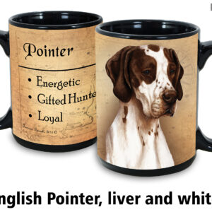 English pointer liver and white Mug