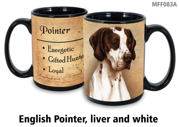 English pointer liver and white Mug
