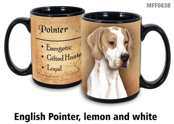 English pointer lemon and white
