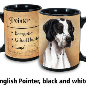 English pointer black and white