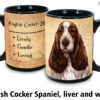 English cocker spaniel liver and white Mug - Image 2
