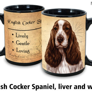 English cocker spaniel liver and white Mug
