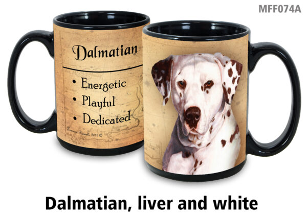 Dalmatian liver and white Mug
