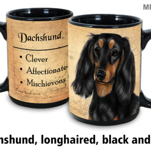 Dachshund longhair black and tan Mug