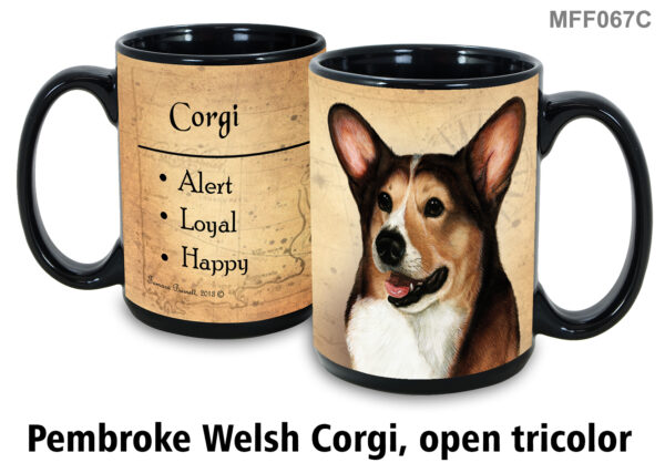 Corgi pembroke open tricolor Mug
