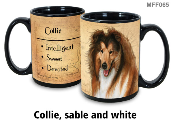 Collie sable and white Mug