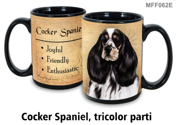 Cocker spaniel tricolor parti Mug