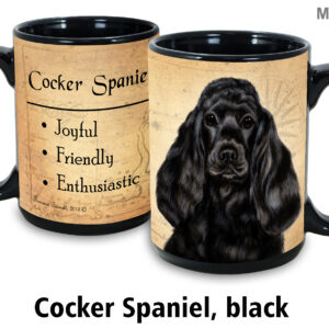 Cocker Spaniel, Black Mug