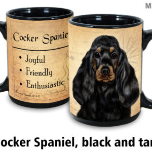 Cocker Spaniel, Black and Tan Mug