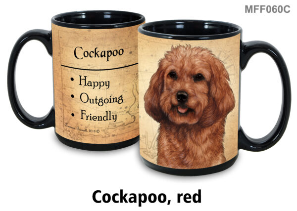 Cockapoo, Red Mug