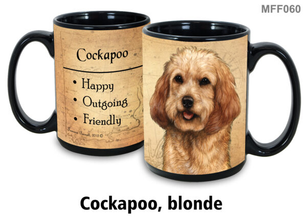 Cockapoo, Blonde Mug