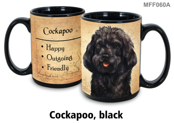 Cockapoo, Black Mug