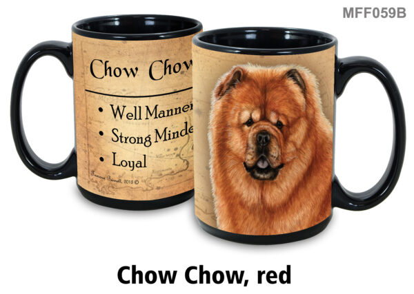 Chow Chow, Red Mug