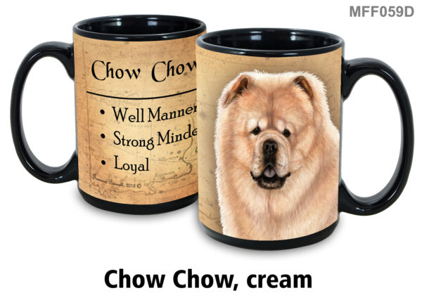 Chow Chow, Cream Mug