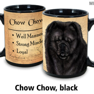 Chow Chow, Black Mug