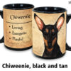 Chiweenie, Black and Tan Mug - Image 2