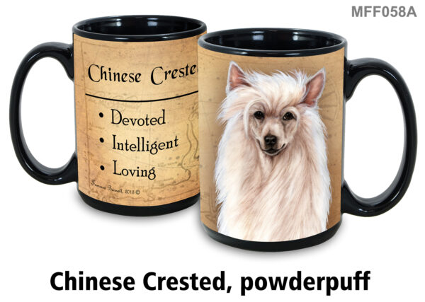Chinese Crested, powderpuff Mug