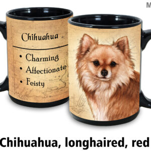 Chihuahua, longhaired Red Mug