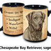 Chesapeake bay retriever, Sage Mug - Image 2